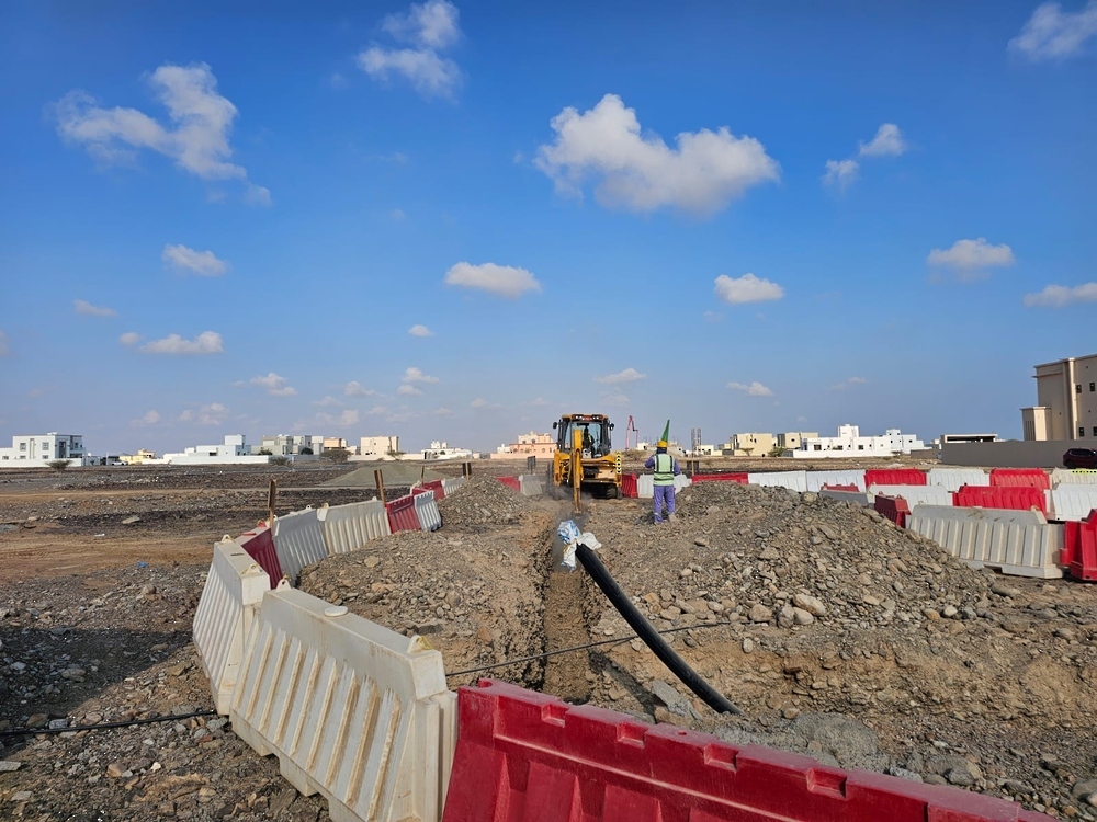 Al Khabourah Water Distribution Network Project Progress Reaches 31%